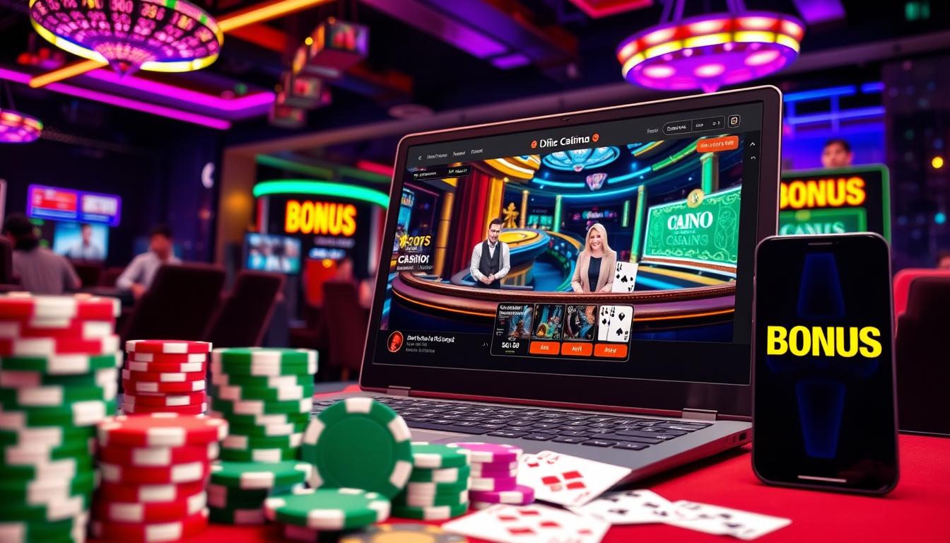 Judi live casino online dengan bonus besar